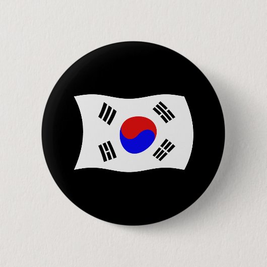韓国旗バッジ 缶バッジ (正面)
