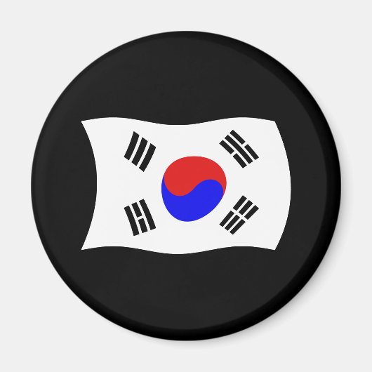 韓国旗マグネット マグネット (正面)
