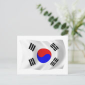 韓国旗 はがき (スタンド正面)