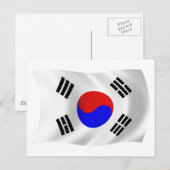 韓国旗 はがき (正面/裏面)