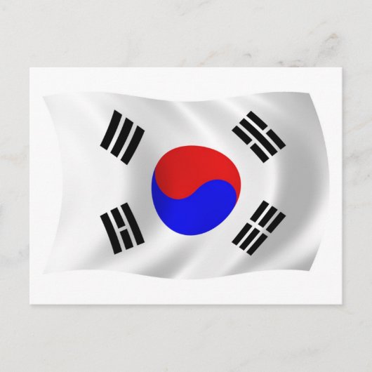 韓国旗 はがき (正面)