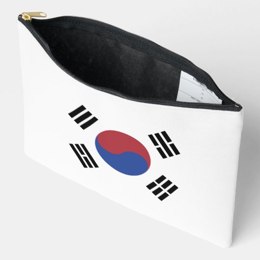 韓国旗 アクセサリーポーチ (見開き)