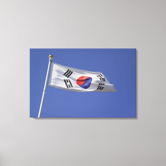 韓国旗 キャンバスプリント (正面)