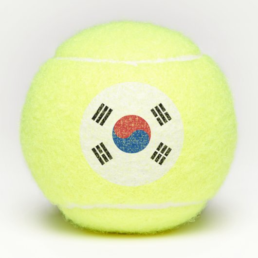 韓国旗 テニスボール (正面)