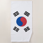 韓国旗 ビーチタオル (正面)