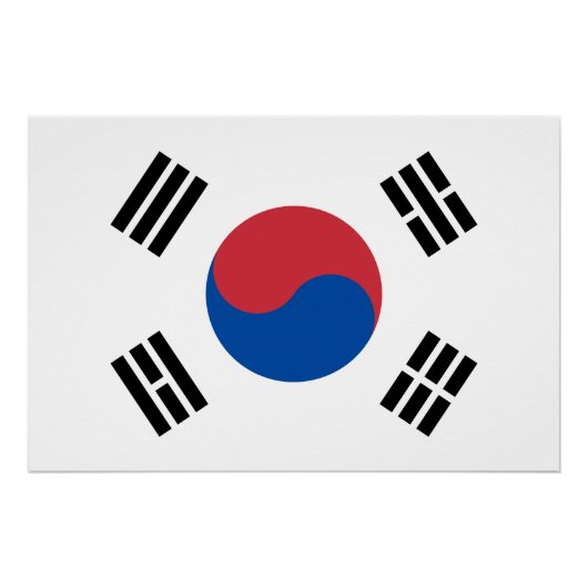 韓国旗 ポスター (正面)