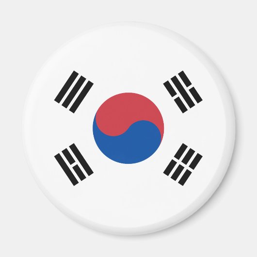 韓国旗 マグネット (正面)