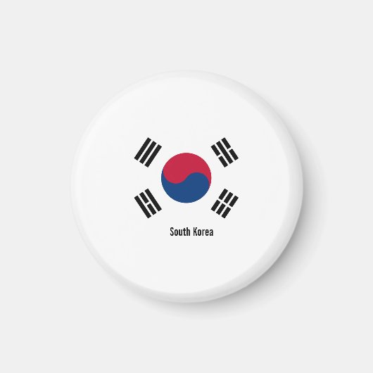 韓国旗 マグネット (正面)