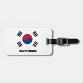 韓国旗 ラゲッジタグ (正面横)