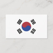 韓国旗 名刺 (正面)