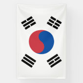 韓国旗 横断幕 (縦)