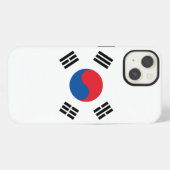 韓国旗 iPhoneケース (裏面横)