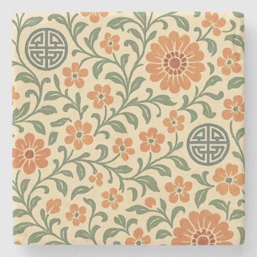 韓国柄コースター花王インスパイアギフト ストーンコースター (正面)