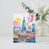 韓国水彩都市旅行 ポストカード (スタンド正面)