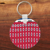 韓国水玉模様国旗 キーホルダー (正面)