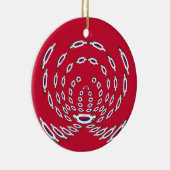 韓国水玉模様国旗 セラミックオーナメント (右)