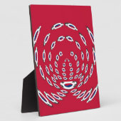 韓国水玉模様国旗 フォトプラーク (側面)