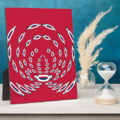 韓国水玉模様国旗 フォトプラーク (側面)