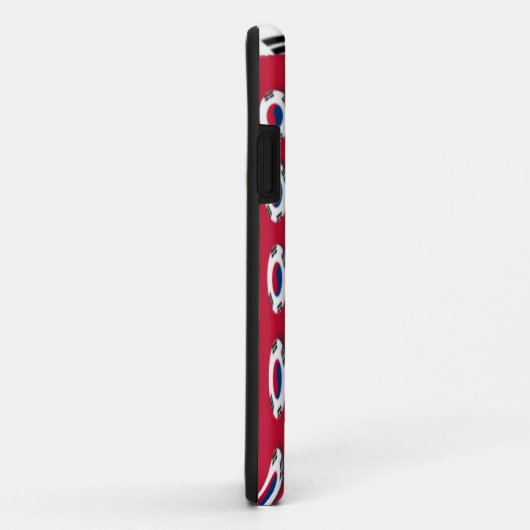 韓国水玉模様国旗 Case-Mate iPhoneケース (裏面/右)