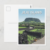 韓国済州島ソンスンイㇷ゚旅行のお土産 ポストカード (正面/裏面)