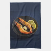 韓国焼きキングエビ(Daegae Gui) キッチンタオル (縦)