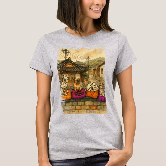 韓国犬 Tシャツ (正面)