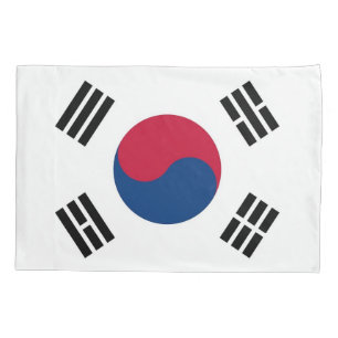 韓国独身のの愛国的なピラロケース国旗 枕カバー