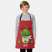 韓国産キミッヒ健康キャベツ食品プロバイオティクス4月 エプロン (着用した状態)