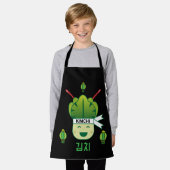 韓国産キミッヒ健康キャベツ食品プロバイオティクス4月 エプロン (着用した状態)