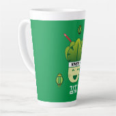 韓国産キミッヒ健康キャベツ食品プロバイオティクス4月 カフェラテマグ (左アングル)