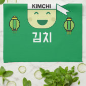 韓国産キミッヒ健康キャベツ食品プロバイオティクス4月 キッチンタオル (折り畳み)