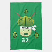 韓国産キミッヒ健康キャベツ食品プロバイオティクス4月 キッチンタオル (縦)