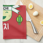 韓国産キミッヒ健康キャベツ食品プロバイオティクス4月 キッチンタオル (四つ折り)