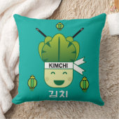 韓国産キミッヒ健康キャベツ食品プロバイオティクス4月 クッション (ブランケット)