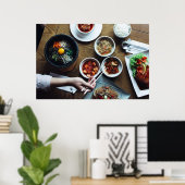 韓国発酵食品キムチ ポスター (ホームオフィス)