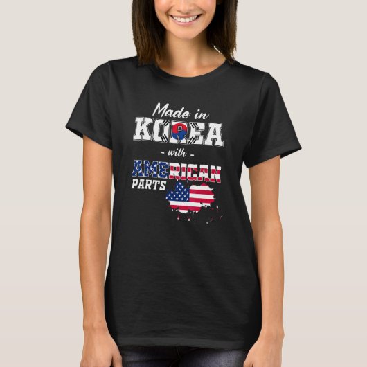 韓国系アメリカ人の一部祖先韓国アメリカ合衆国フロリダ州 Tシャツ (正面)