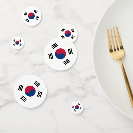 韓国紙吹雪、パーティー、韓国国旗 コンフェッティ (グループ)