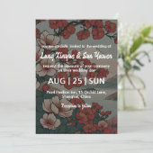 韓国結婚式招待状 招待状 (スタンド正面)