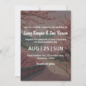 韓国結婚式招待状 招待状 (正面)