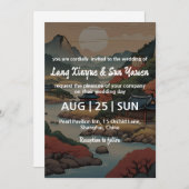 韓国結婚式招待状 招待状 (正面/裏面)