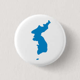 韓国統一国旗 缶バッジ