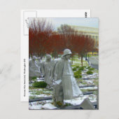 韓国記念兵士 ポストカード (正面/裏面)