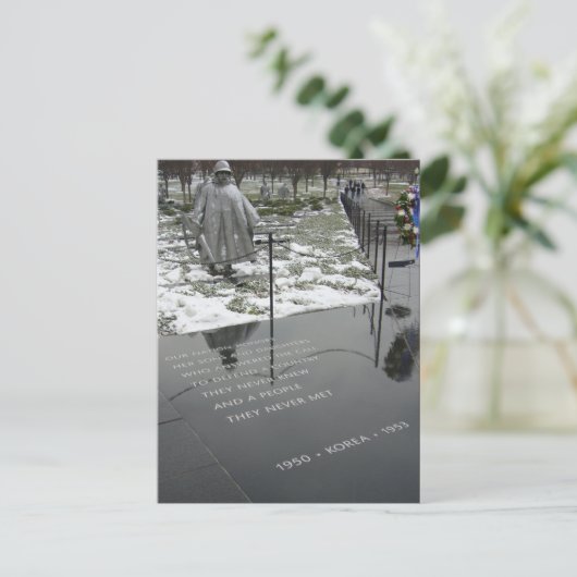 韓国記念碑 ポストカード (スタンド正面)