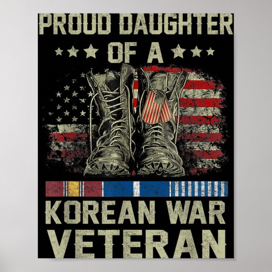 韓国誇りを持った戦争退役軍人米国家敷娘 ポスター (正面)