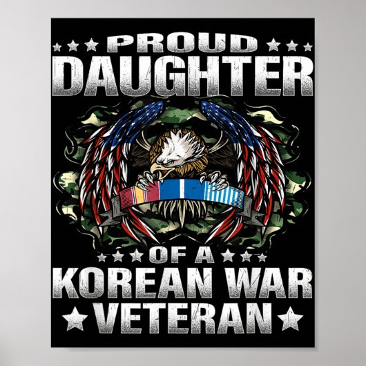 韓国誇りを持った戦争退役軍人軍隊veの娘 ポスター (正面)