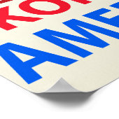 韓国誇りを持った系アメリカ人 ポスター (角)