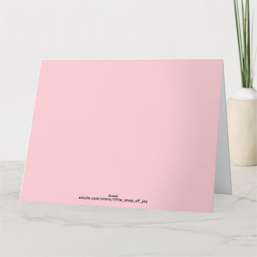 韓国語で愛 - ラブ カード (裏面)