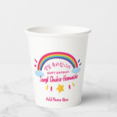 韓国語のハッピーバースデー생일 축하 해요 – パーソナライズIT 紙コップ (正面)