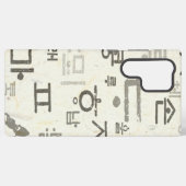 韓国語の銀河系ケースとカバーの呼び出し SAMSUNG GALAXYケース (裏面横)