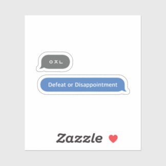 韓国語スラングのチャットバブルㅇㅈㄴ シール